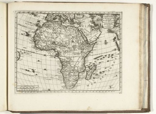 Map of Africa, 1726
