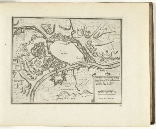 Map of Namur, 1726