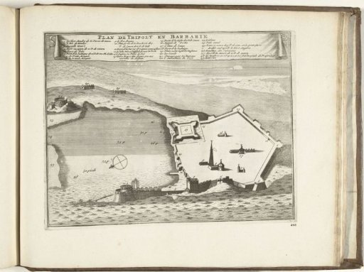 Plan of Tripoli, 1726
