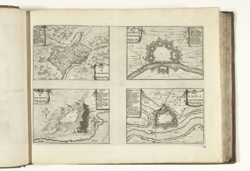 Maps of Luxembourg, Thionville, Montmédy and Damvillers, 1726