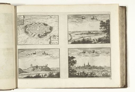 Views of Arlon, Damvillers, Montmédy and Thionville, 1726