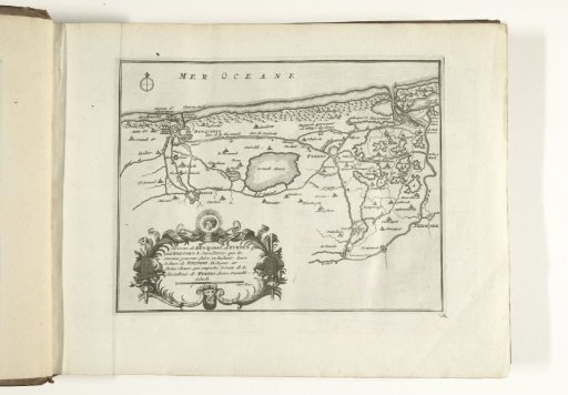 Map of the Flemish coast between Dunkirk and Nieuwpoort, 1726
