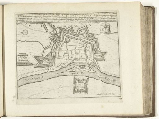 Map of Venlo, 1726