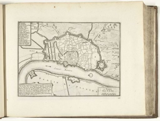 Map of Antwerp, 1726