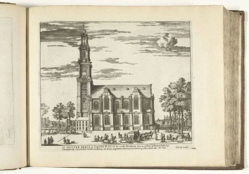 View of the Westerkerk in Amsterdam, 1726
