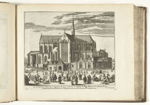 View of the New Church in Amsterdam, 1726