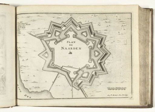 Map of Naarden, 1726