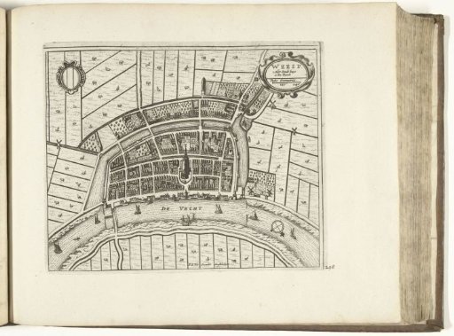 Map of Weesp, 1726