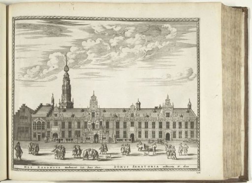 View of the Town Hall of Leiden, 1726