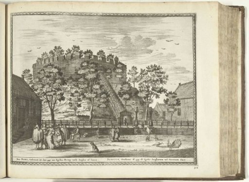 View of the Castle of Leiden, 1726