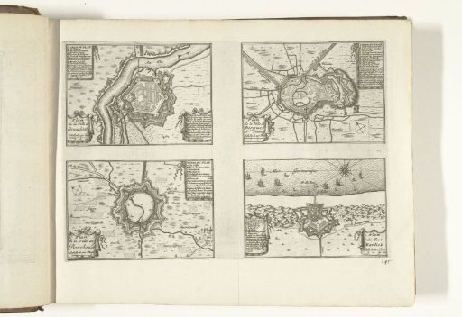 Maps of Gravelines, Bergues, Bourbourg and Mardijk, 1726