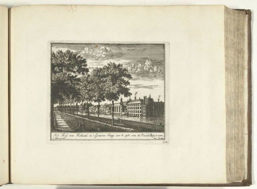 View of the Binnenhof in The Hague, 1726