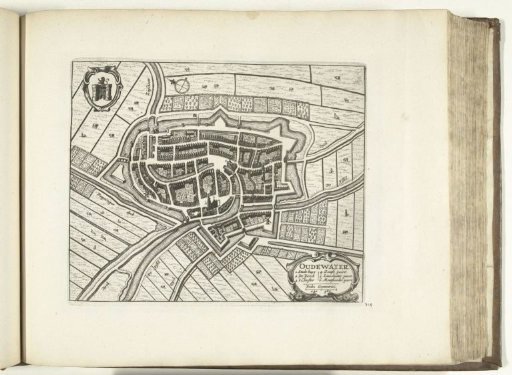 Plan of Oudewater, 1726