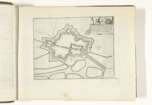 Map of Sas van Gent, 1726