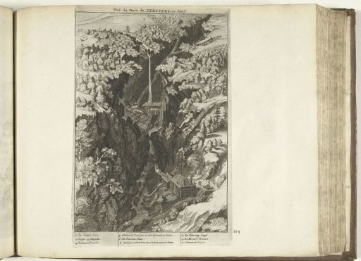 View of the Bain de Pfeffers, 1726