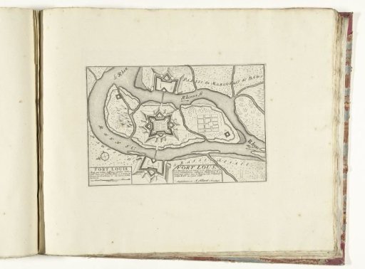 Plan of Fort Louis, ca. 1701-1713