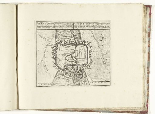 Plan of Haguenau, ca. 1701-1713