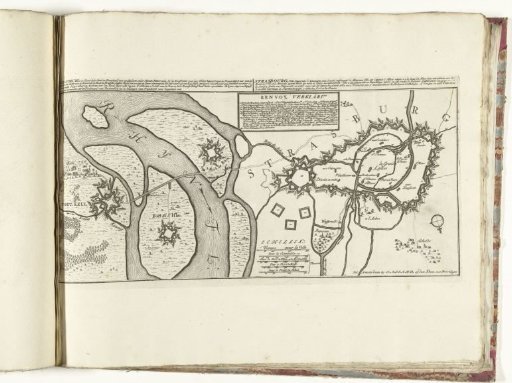 Plan of Strasbourg, ca. 1701-1713