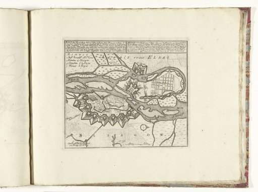 Plan of Breisach, ca. 1701-1713