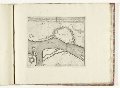Plan of Mainz, ca. 1701-1713