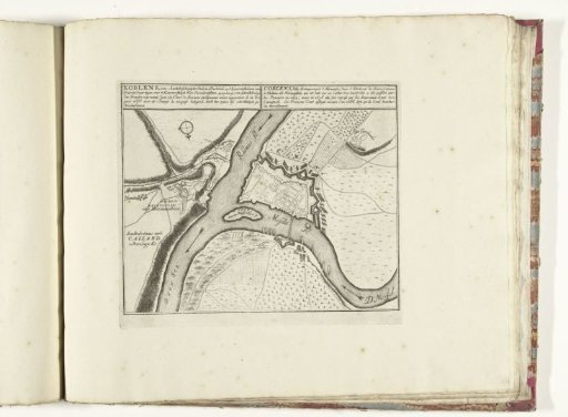 Plan of Koblenz, ca. 1701-1713