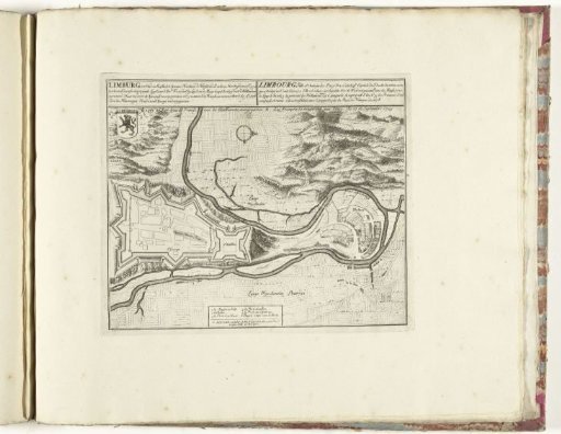 Map of Limburg, ca. 1701-1713