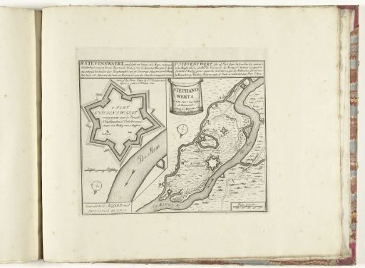 Map of the Fort of Stevensweert, ca. 1701-1713