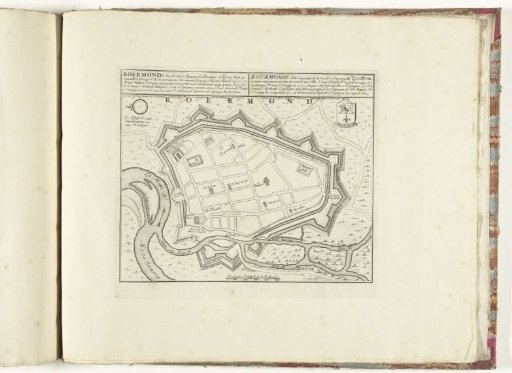 Map of Roermond, ca. 1701-1713