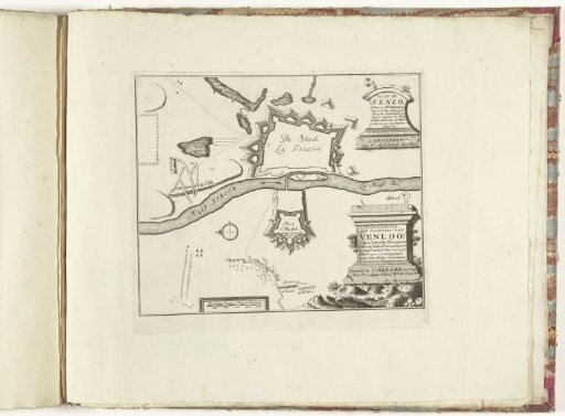 Map of Venlo, ca. 1701-1713