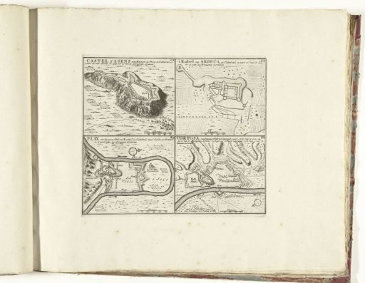 Plans of Tortosa and other places in Catalonia, ca. 1701-1713