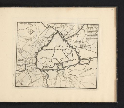 Plan of Ghent, ca. 1693-1696
