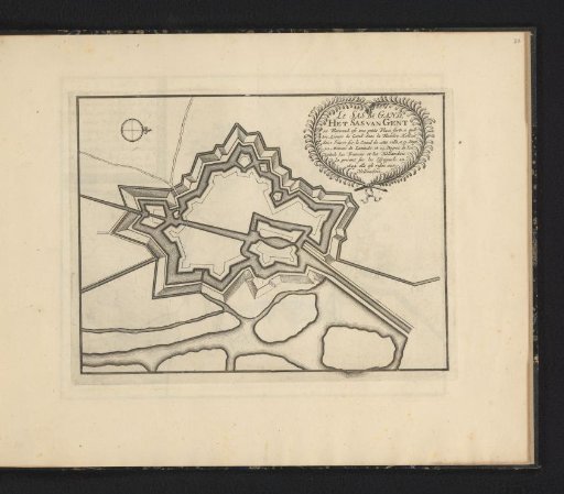 Map of Sas van Gent, ca. 1693-1696
