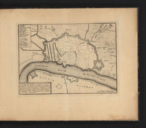 Plan of Antwerp, ca. 1693-1696