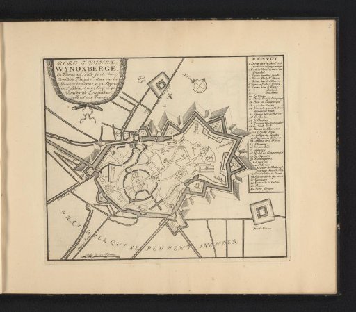 Plan of Dunkirk, ca. 1693-1696