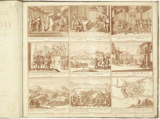Schouwburg van den oorlog (sheet I), 1700-1701