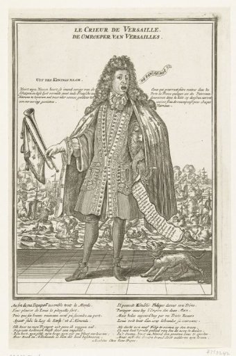 The Crier of Versailles, 1702