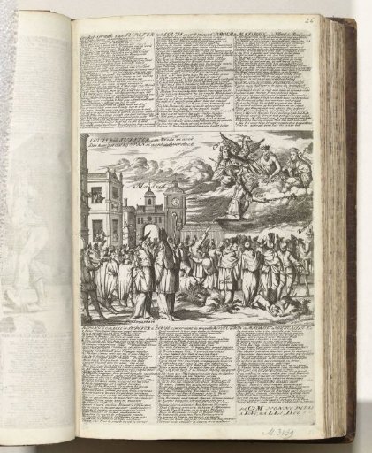 Jupiter appears with two kings to the Spaniards, 1706