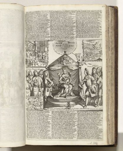 Queen Anne plucks the French cock, 1706