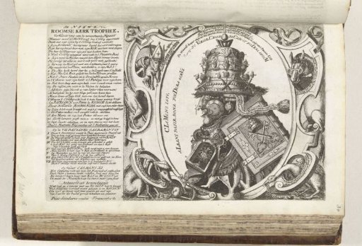 Satire on Pope Clement XI, 1705