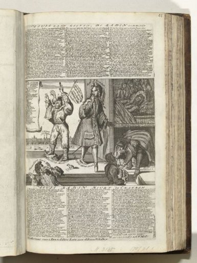 Satire on the Death of Louis William I, Margrave of Baden-Baden, 1707