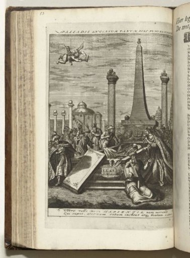 The Opened Tomb of Pallas, ca. 1707-1708
