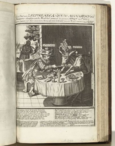 The Dying French Monarchy (plate b), 1711