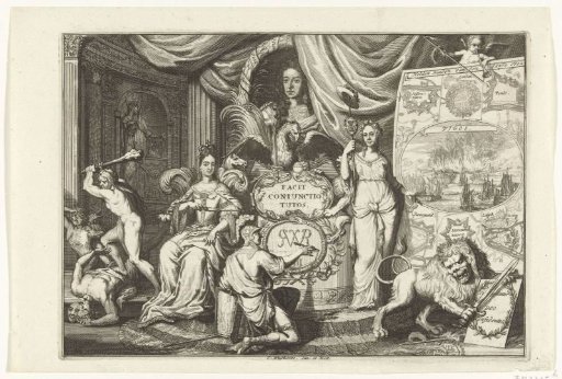 Allegory on the allied victories in the year 1702
