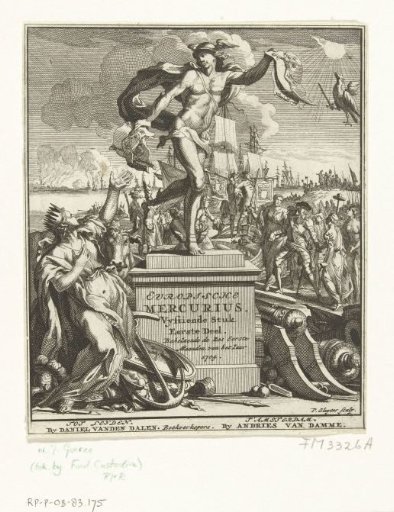 Title page for the Europische Mercurius, fifteenth part, first volume, 1704