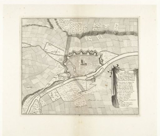 Plan of Ulm, 1704