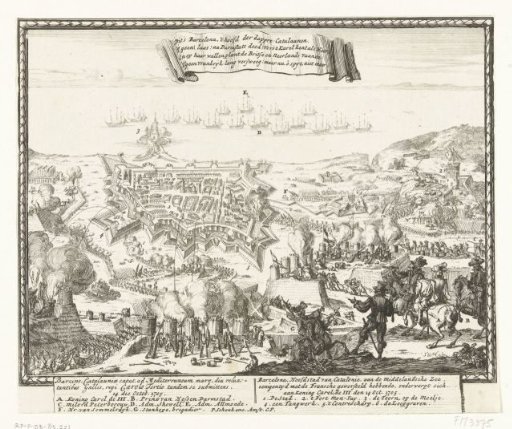 Barcelona surrenders to King Charles III, 1705