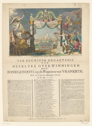 Allegory on the Victories Achieved by the Allies in the Year 1706