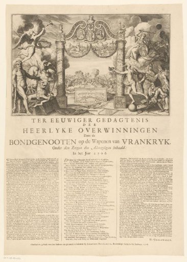 Allegory on the Victories Achieved by the Allies in the Year 1706