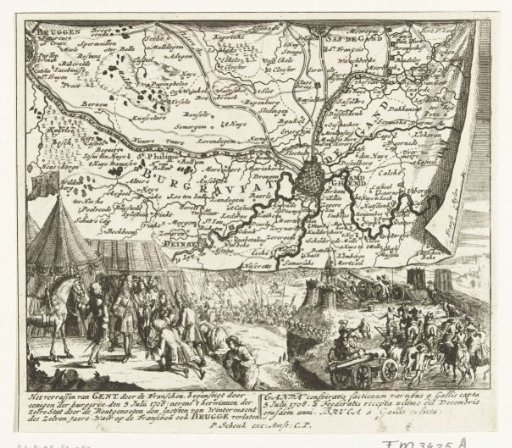 Surprise and recapture of Ghent, 1708