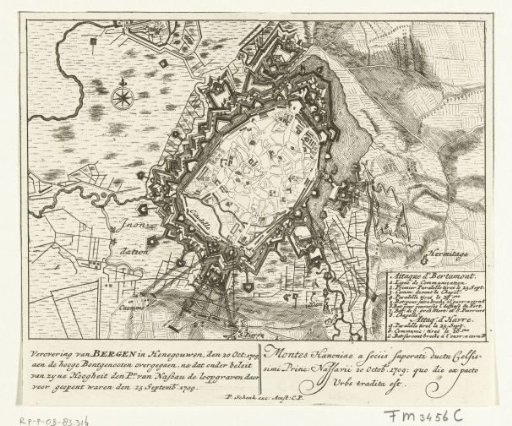 Conquest of Bergen, 1709
